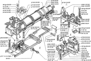 Газоход ДС-117-2К.20.00.200 ДС-117-2К, ДС-117-2Е, ДС-158, ДС-185