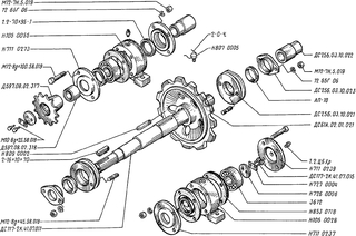 Вал грузовой ДС117-2К 41.07.011 ДС-117-2К, ДС-158, ДС-185