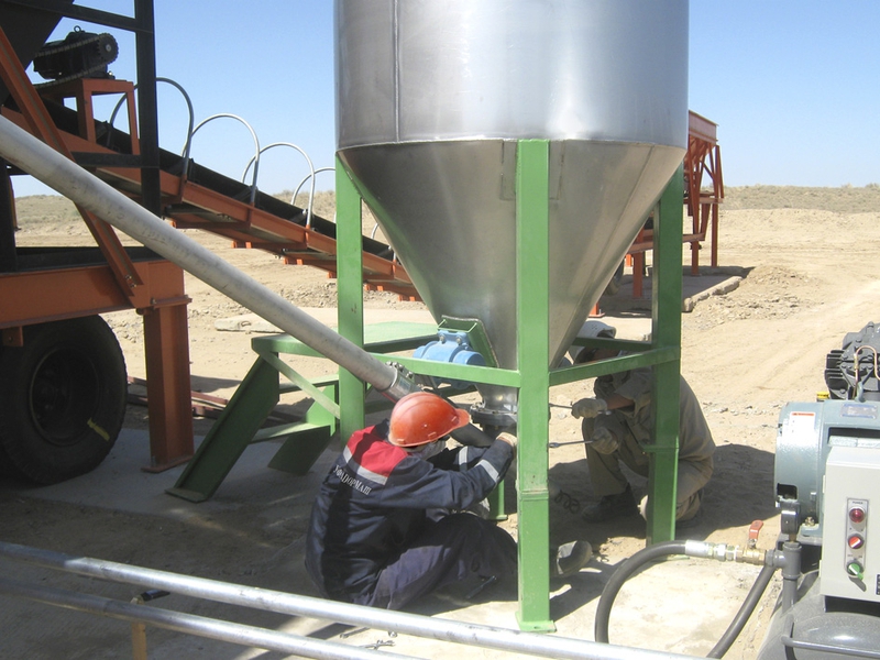 Монтаж асфальтобетонного завода специалистами "УфаДорМаш"