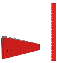 Нож отвала твердосплавный прерывистый "Гризли" на ДЗ-122, ДЗ-143, ДЗ-180, ГС-14.02, ГС-18.02, КДМ
