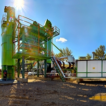 Стационарный асфальтобетонный завод серии DMAP–ST-800 DMI