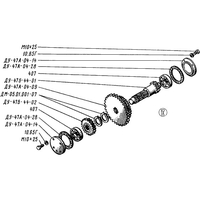Блок-шестерня ДУ-47А.44-09ДУ-47Б, ДУ-93