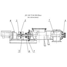 Шнек ДС-168 72.04.300 ДС-168
