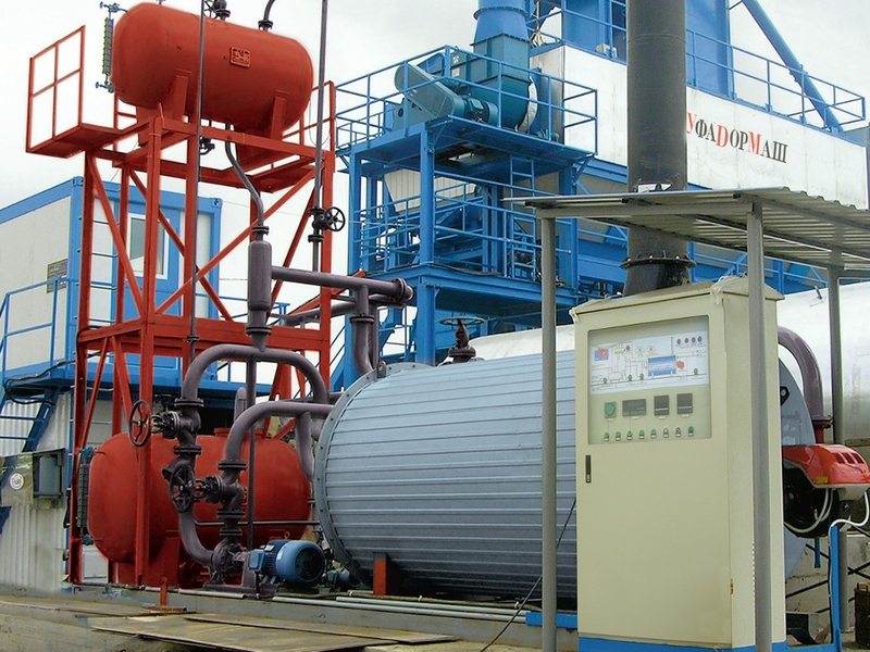 Асфальтобетонный завод производства ПО УфаДорМаш