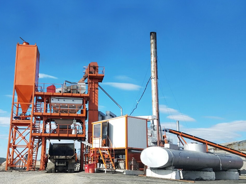 АБЗ ДС-185-80, смонтированный вблизи г. Магадан