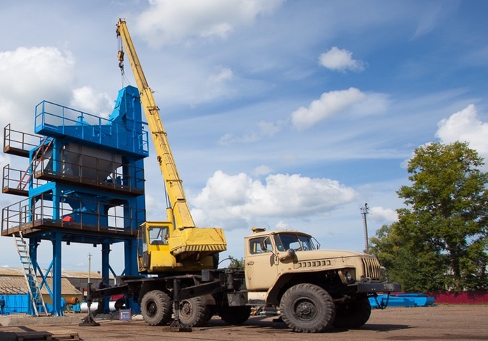 Монтаж АБЗ ДС-185-80 (фото №1)